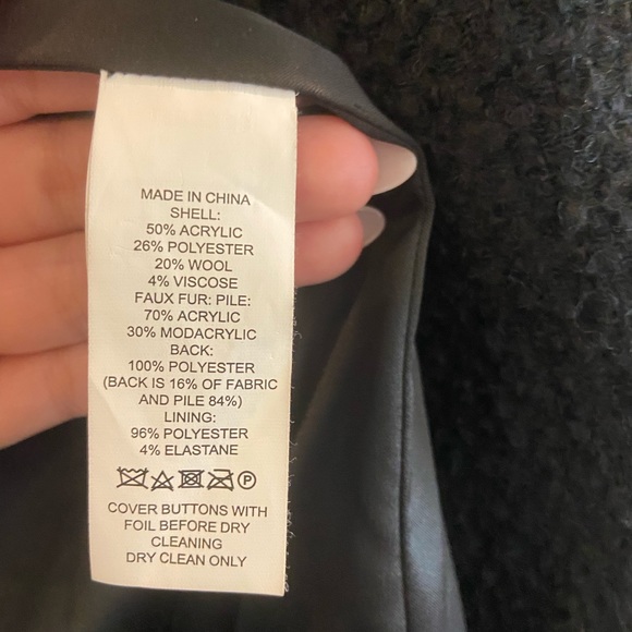 Kate Spade Leopard Cuff Boucle Coat - Picture 5 of 5